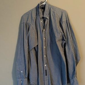 men’s long sleeve abercrombie plaid shirt